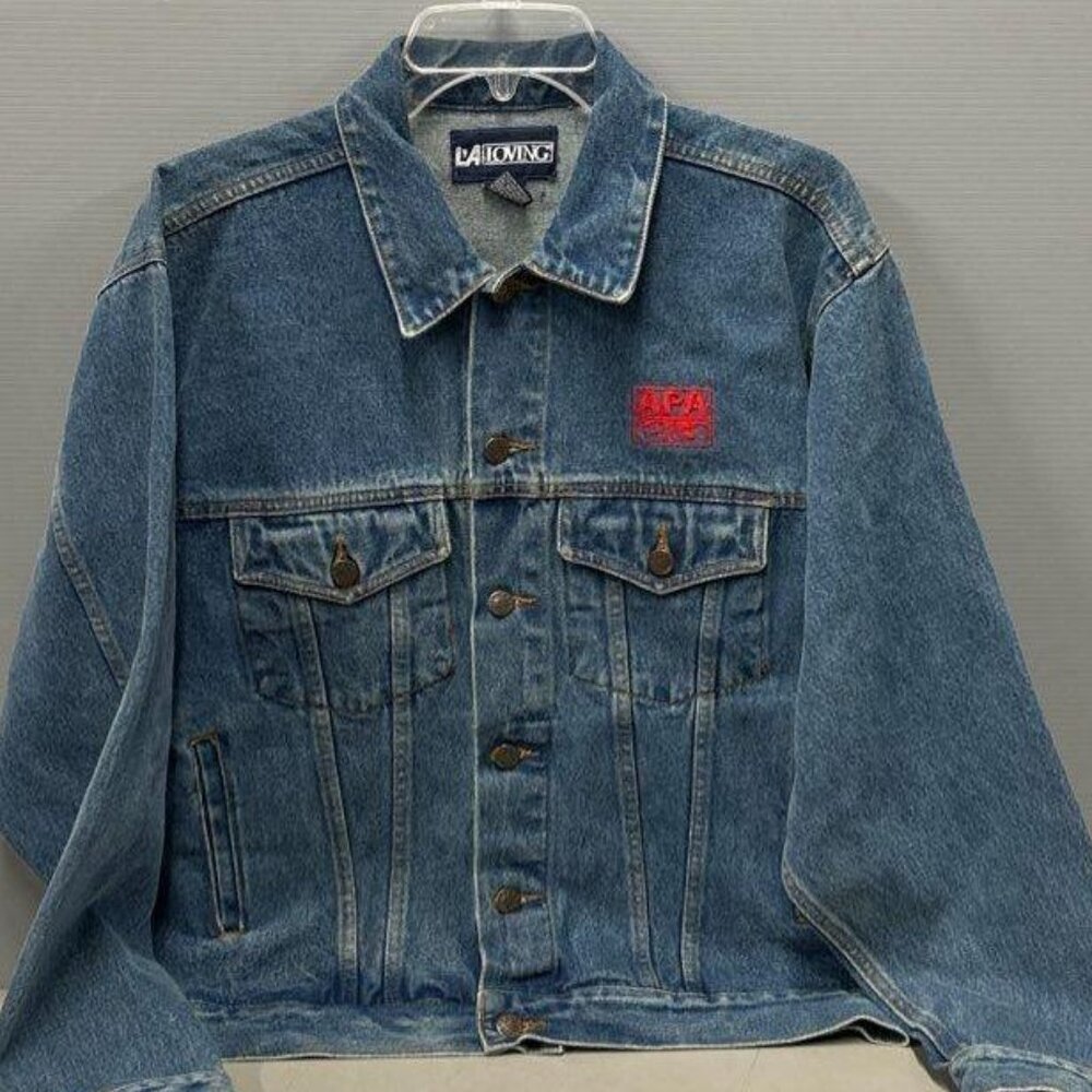 Men's LA Loving 2001 8-Ball Classic Denim Jacket - Size M